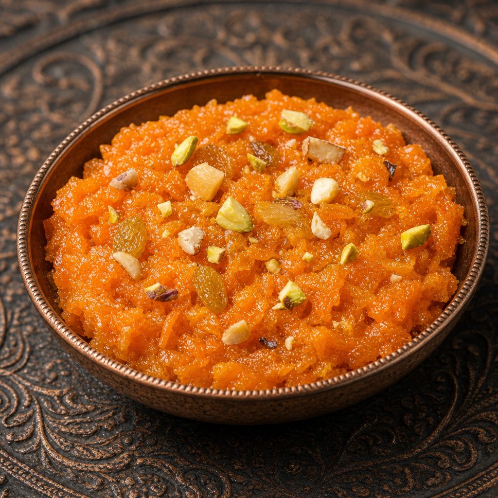 Gajar Ka Halwa (Carrot Pudding).
