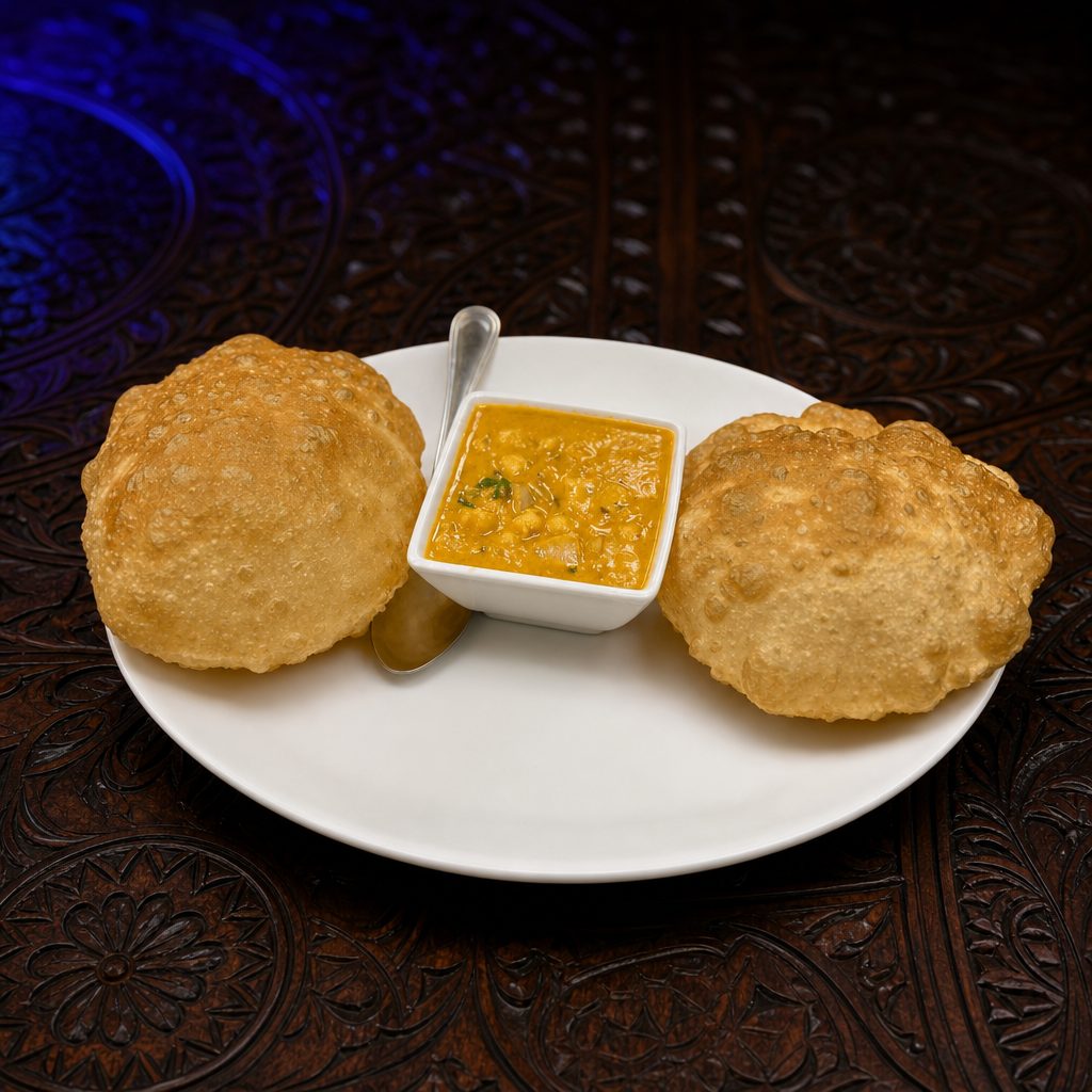 South Indian Poori.